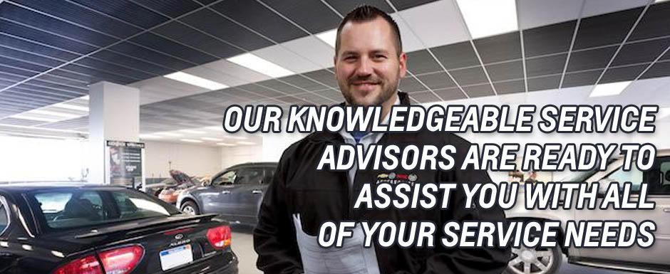 Our Knowledgeable Service Advisors are ready to assist you with all of your service needs