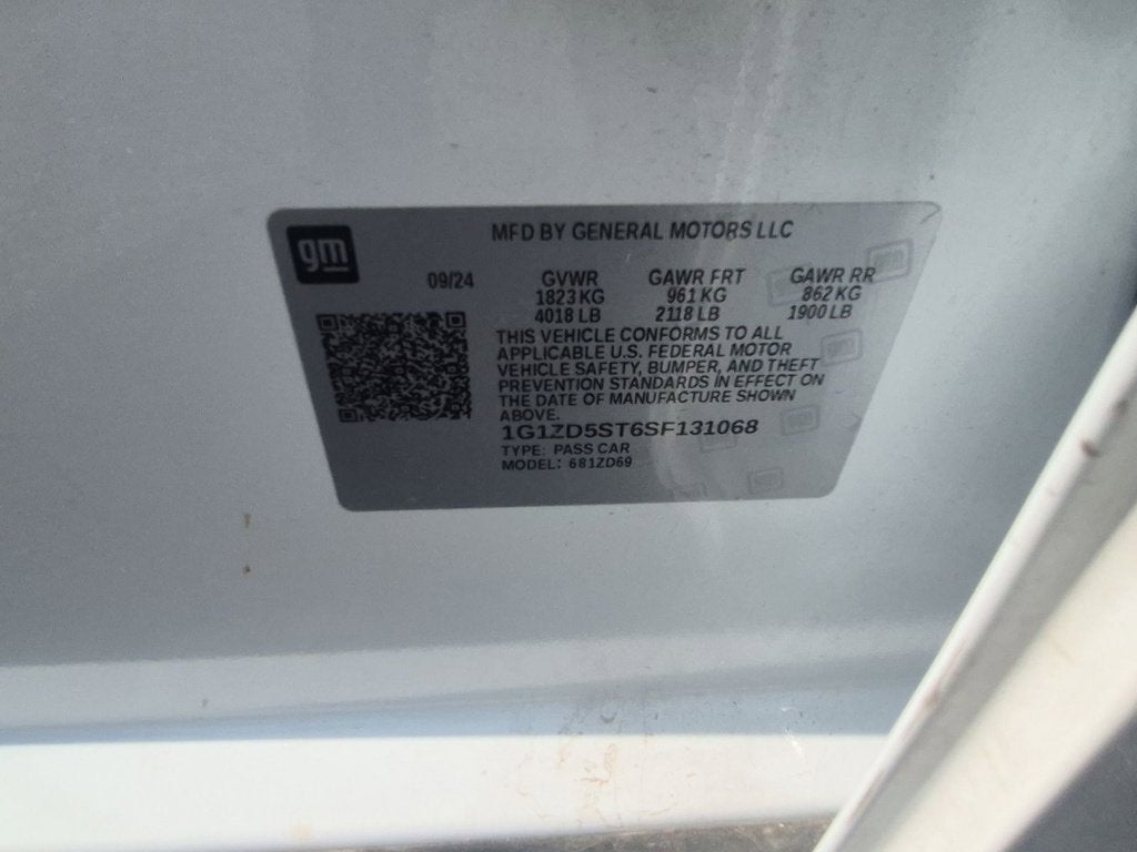 2025 Chevrolet Malibu 1LT