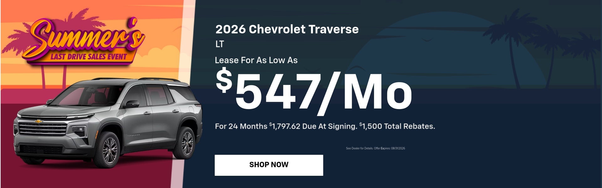 2026 Chevrolet Traverse