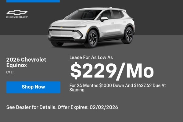 2026 Chevrolet Equinox EV LT Lease Special