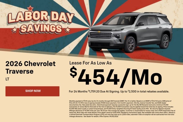 New 2026 Chevrolet Traverse