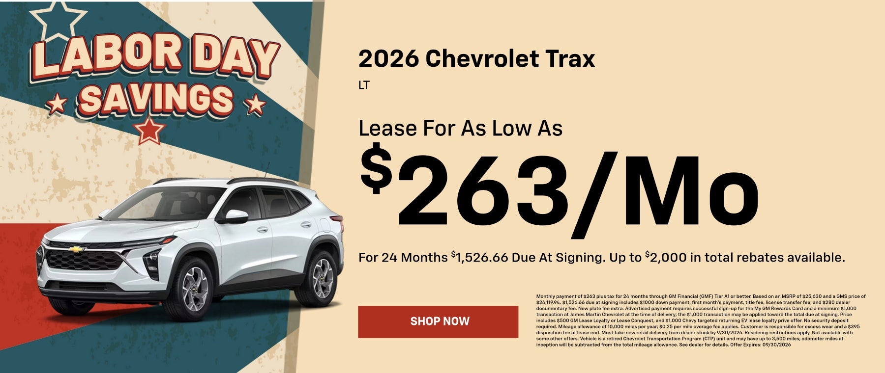 New 2026 Chevrolet Trax